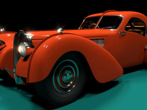 Bugatti atlantik cope 1939 3D Model