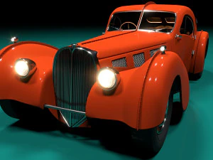Bugatti atlantik cope 1939 3D Model