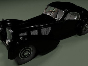 Bugatti atlantik cope 1939 Model 3D