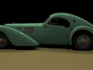 Bugatti atlantik cope 1939 Model 3D