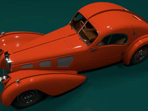 Bugatti atlantik cope 1939 3D Model
