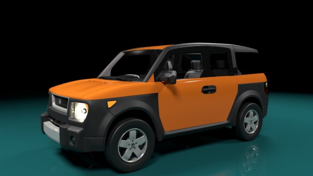 Honda Element Modelo 3D .c4d .max .obj .3ds .fbx .stl .blend 
