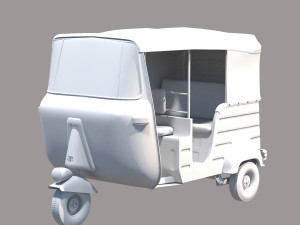 Auto rickshaw 3D Модель
