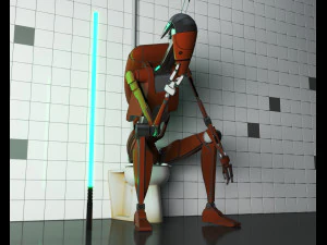 Battle droid star wars 3D Model