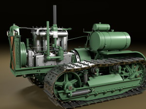 Tractor c60 Modèle 3D