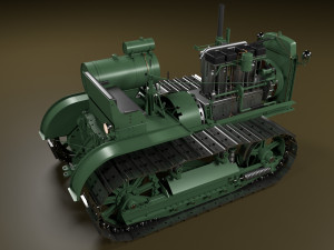 Tractor c60 Modèle 3D