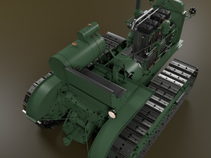 Tractor c60 Modèle 3D