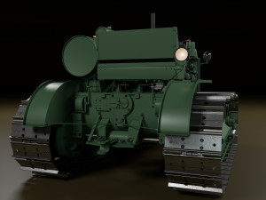 Tractor c60 Modèle 3D