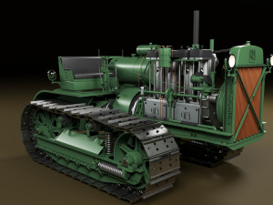Tractor c60 Modèle 3D