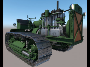 Tractor c60 Modèle 3D