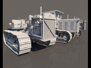 Tractor c60 Modèle 3D