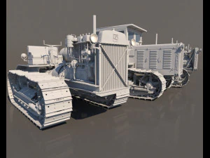 Tractor c60 3D Model