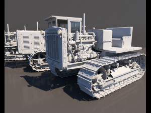 Tractor c60 Modèle 3D