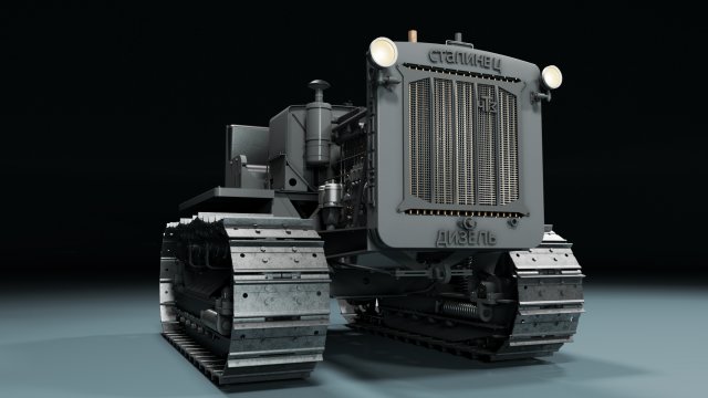 Tractor c65 3Dモデル .c4d .max .obj .3ds .fbx .stl .blend