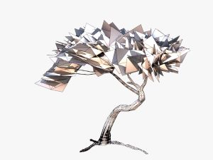 italian stone pine - pinus pinea and pinaster 3D मॉडल