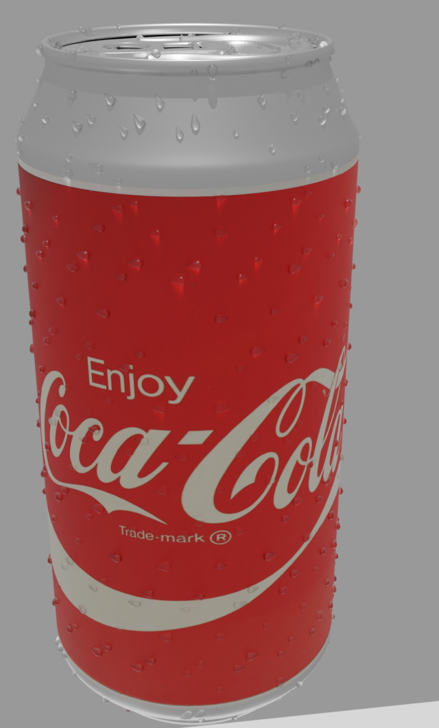 can of coca-cola Modello 3D .c4d .max .obj .3ds .fbx .stl .blend 