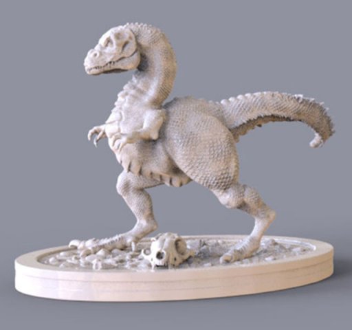 Dinosaur 3D 打印模型 .c4d .max .obj .3ds .fbx .stl .blend 