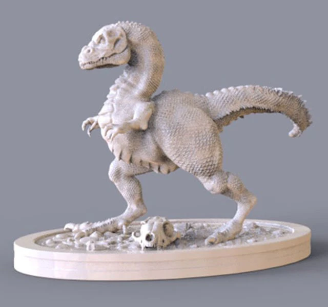 Dinosaur 3D Print Model .c4d .max .obj .3ds .fbx .stl .blend