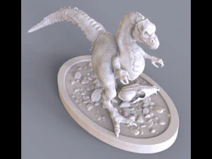 Dinosaur 3D Print Model