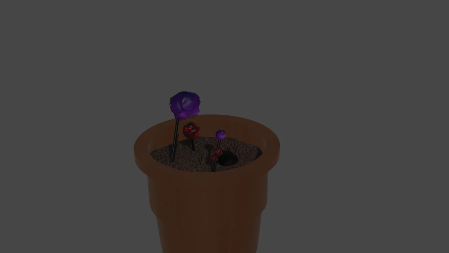 alien flowers 3D Model .c4d .max .obj .3ds .fbx .stl .blend 