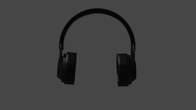 headphones 3D Model .c4d .max .obj .3ds .fbx .stl .blend