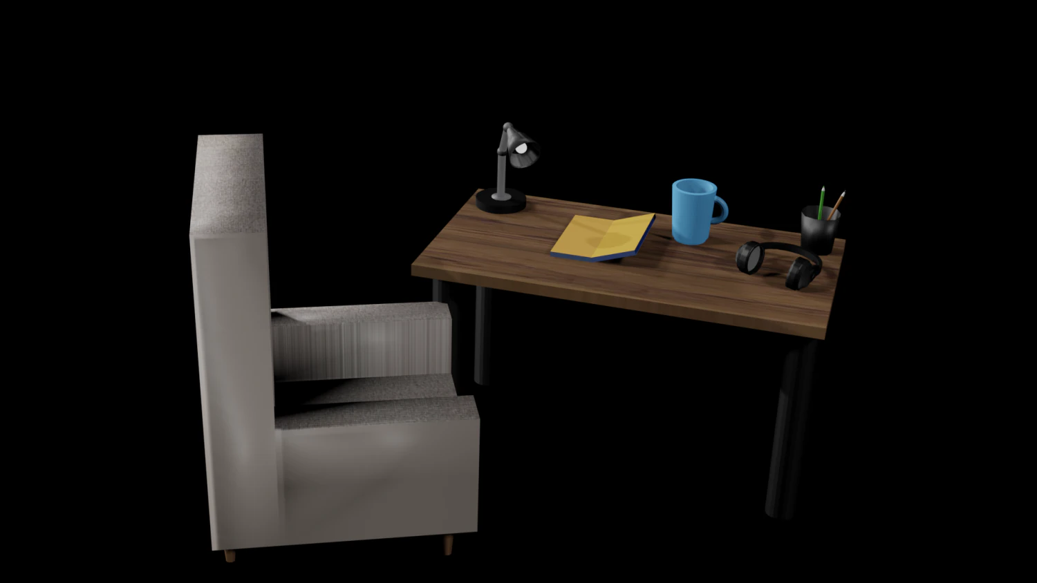 desktop 3D Model .c4d .max .obj .3ds .fbx .stl .blend