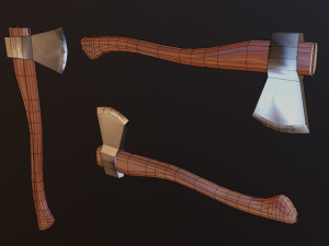 axe Modelo 3D