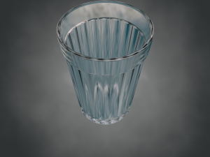 glass tumbler of the ussr 3D 모델
