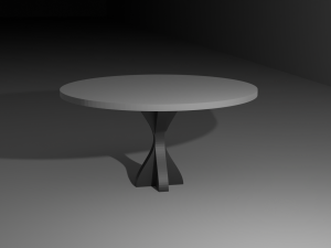 low poly table 3D 模型