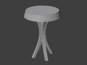 low poly bar stool ver 2 3Dモデル
