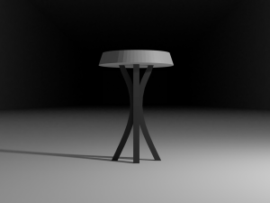 low poly bar stool ver 2 3Dモデル
