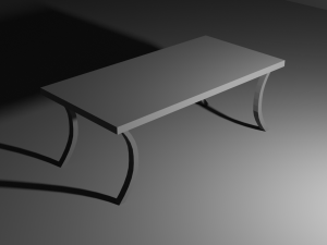 low poly table ver 2 3D 模型