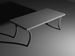 mesa low poly vers&atilde;o 2 Modelo 3D