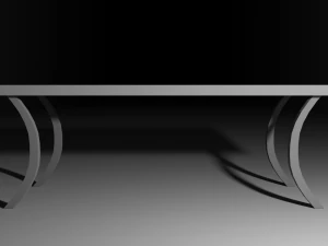 low poly table ver 2 3D Model