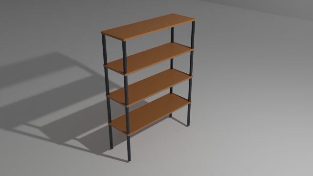 low poly stellage 3D 模型 .c4d .max .obj .3ds .fbx .stl .blend 