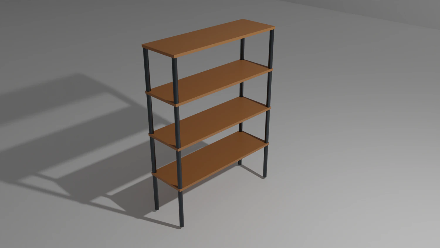 low poly stellage 3D Model .c4d .max .obj .3ds .fbx .stl .blend