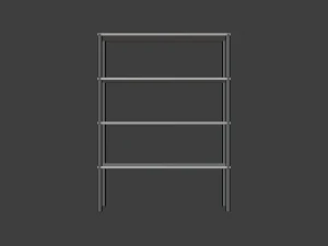 low poly stellage 3D Model