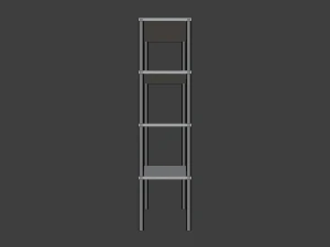 low poly stellage 3D Model