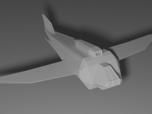 low poly airplane ver 1 3D 模型