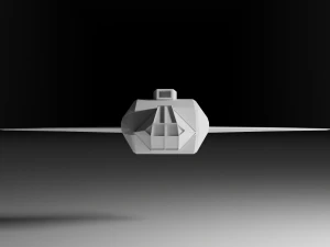 low poly airplane ver 1 3D Model