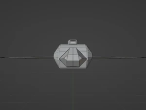 low poly airplane ver 1 3D Model