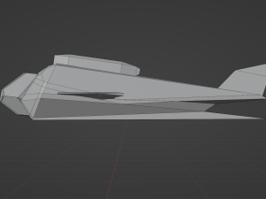 low poly airplane ver 1 3D Model
