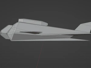 low poly airplane ver 1 3D Model