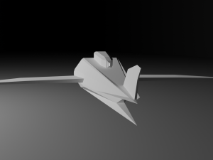 low poly airplane ver 1 3D Model