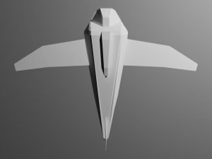 low poly airplane ver 1 3D Model