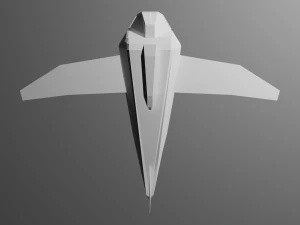 low poly airplane ver 1 3D Model