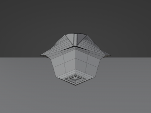 low poly space ship ver 1 3D Модель