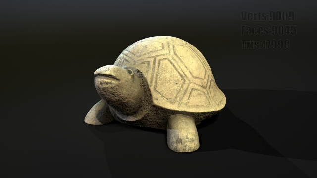 russian sculpture turtle Modèle 3D .c4d .max .obj .3ds .fbx .stl .blend 