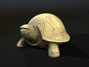 russian sculpture turtle 3D Модель