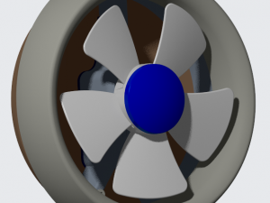 ventilation fan 20cm blade Modèle 3D